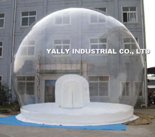 portable performance ball clear inflatable dome