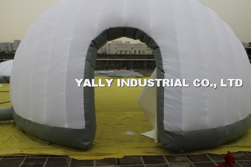 outdoor dome tent hemisphere portable inflatable tent double layer