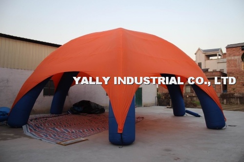 Spider tent inflatable structure with 6 legs shleter