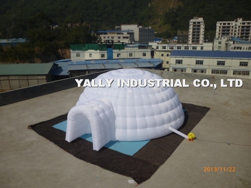 inflatable dome building bubble tent