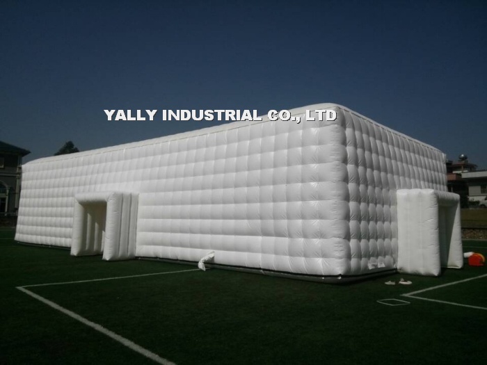 white cube inflatable bubble tent big for concert party