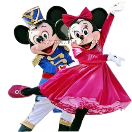 Mickey and minnie New Disney Mascot costume