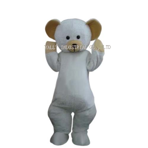 The Huggy Bear cartoon character mascot costume
