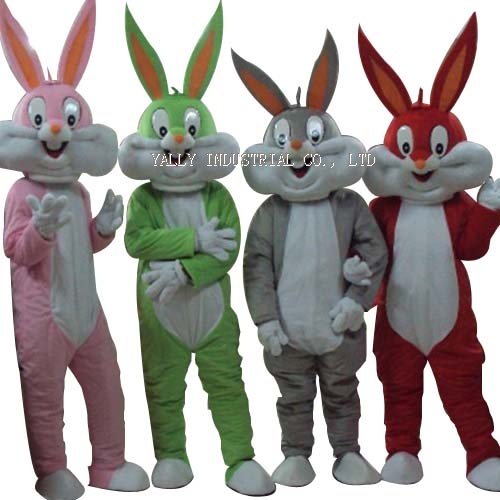 Rubbit bunny cartoon mascot costumes
