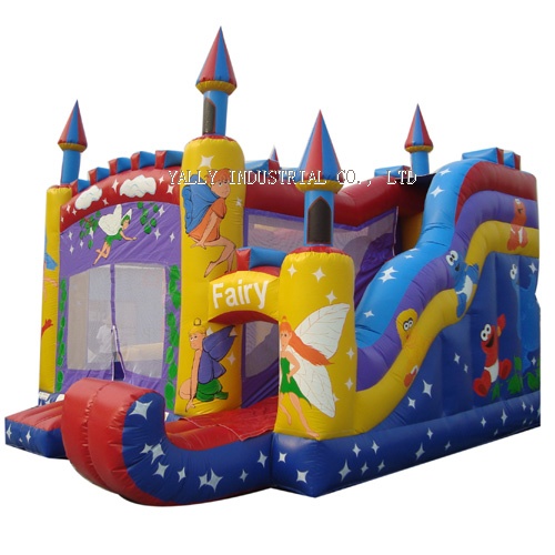 new inflatable castle jumper with slide,inflatable bounce castle