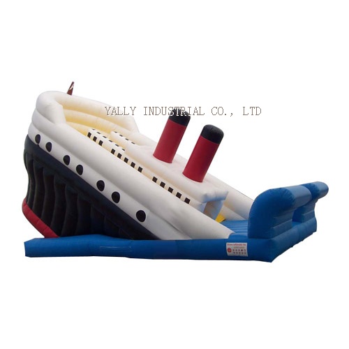warship inflatable slides /Titanic inflatable slides