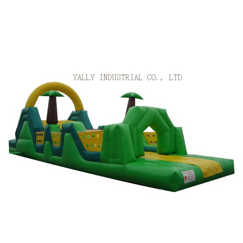 green word inflatable obstacle/ inflatable interactive