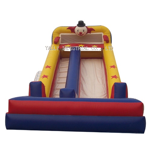 clown show inflatable slide /circus time inflatable slide