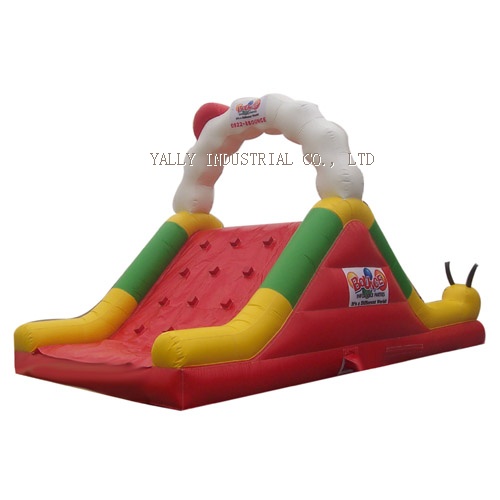 Caterpillar inflatable slide