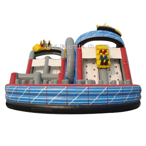 roller coaster inflatable slide