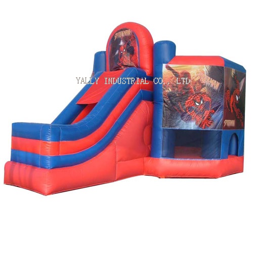 spider man inflatable bounce house & combo