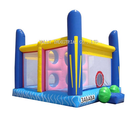 colorful inflatable bouncer