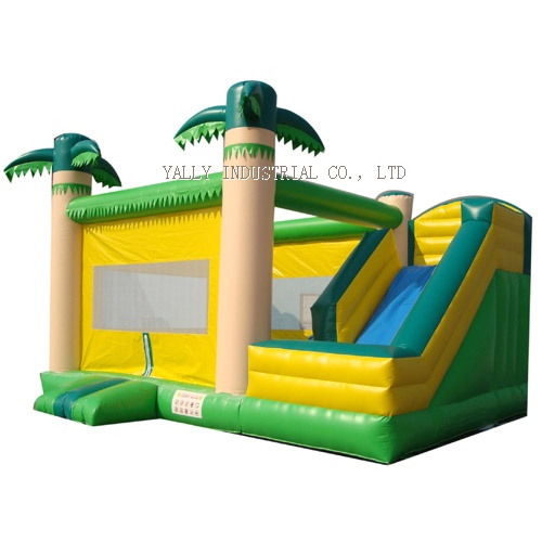 Tropical Jungle inflatable inflatable bouncer/ palm inflatable combo