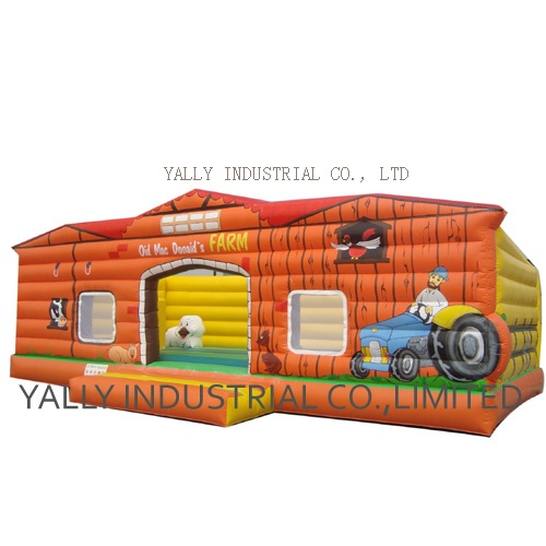 Farm inflatable bounce house