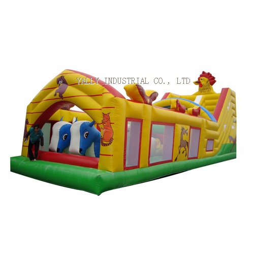 farm inflatable obstacle
