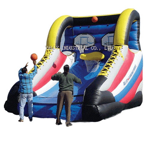 inflatable game basketball shoot