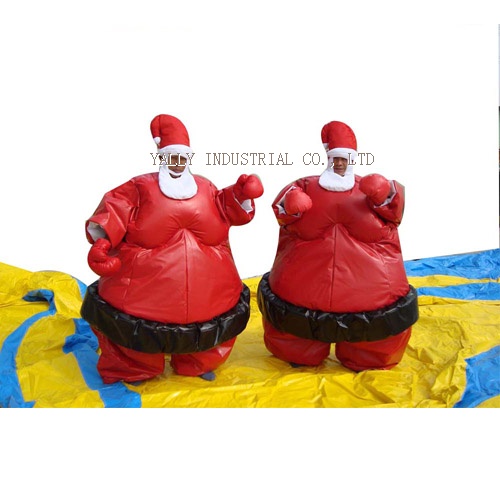 inflatatable Summo Wrestlers Close up