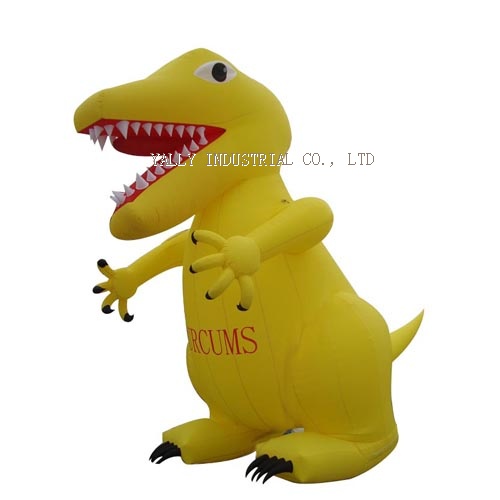 inflatable dinosaur cartoon advertising