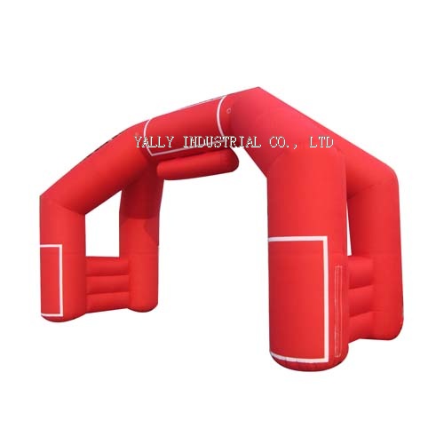 Replace logo inflatable arches door with velcro for all kinds of activity