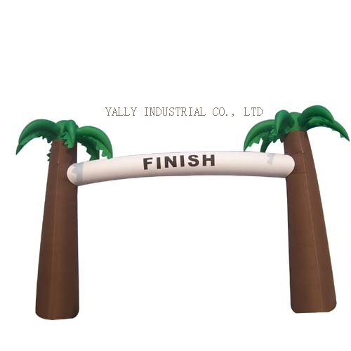 inflatable finish arches coconut tree archway