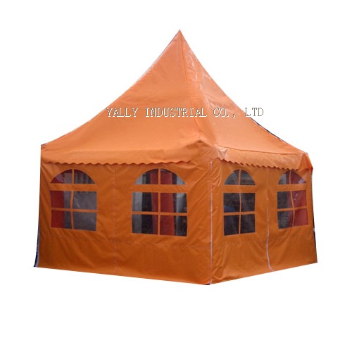 steepled inflatable tent