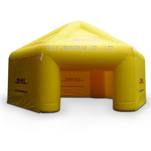 yellow air tight advertising inflatable tents with low price