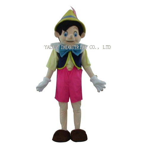 Pinocchio Disney mascot costume for adult
