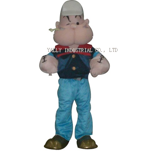 Popeye Disney mascot costume for adult