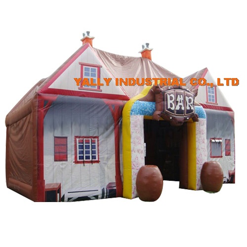 beautiful air tight carnival portable and easy assembly bar inflatable tent