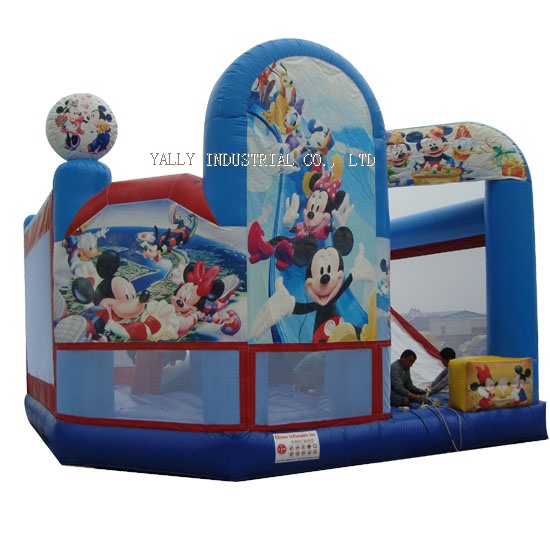 bouncy inflatable castle Disney cartoon mickey, Donald duck & daisy kids