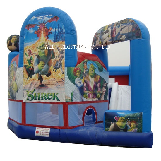 Shrek bounce castle combo 3 in 1