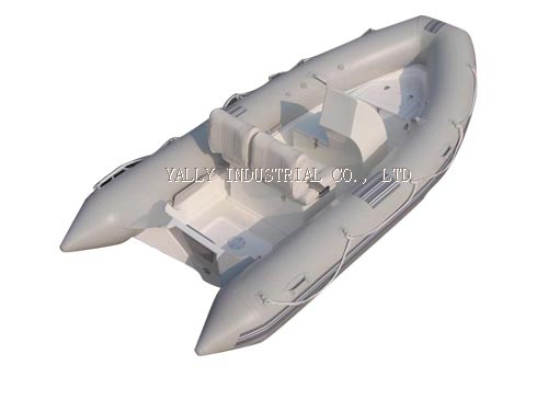 Rigid inflatable sport boat
