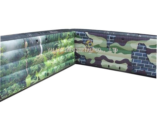 inflatable paintball long low wall