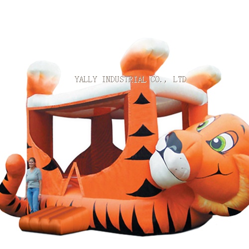 hottest tiger king kids inflatable bouncer for carnival