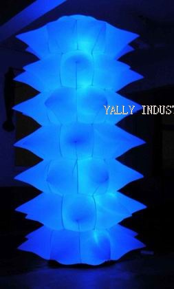 inflatable spiked tower light decoration