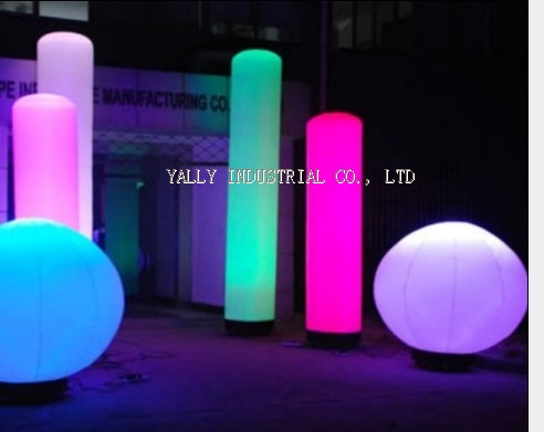 Portable inflatable light