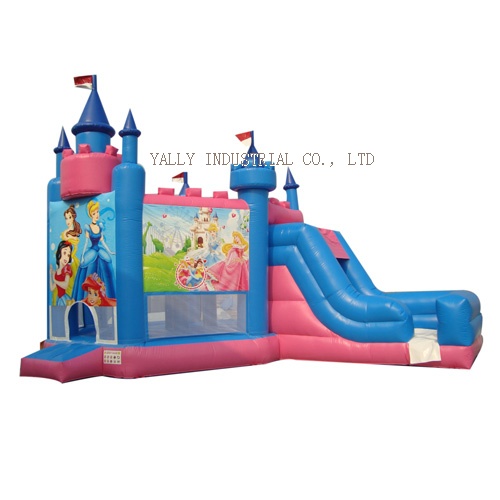 Princess Inflatable Bouncer Castle with Slide