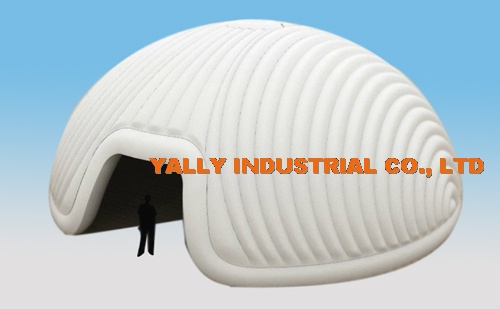 inflatable white round evolution dome tent for commercial party rental