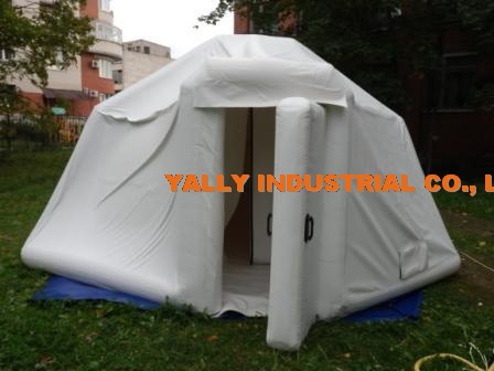 anti-cold inflatable workshop tent at extremely cold area