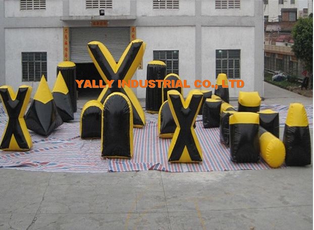 inflatable bunker field for 5 man paintball war
