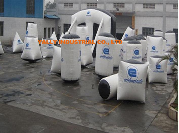 Affordable inflatable paintball bunkers with good quality