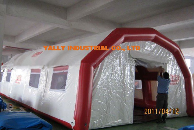 Cheap portable inflatable emergency medical tent