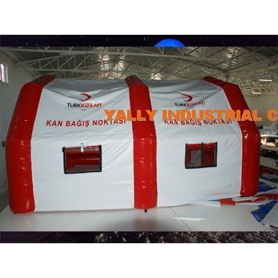 inflatable red cross emergency hospital medical tent