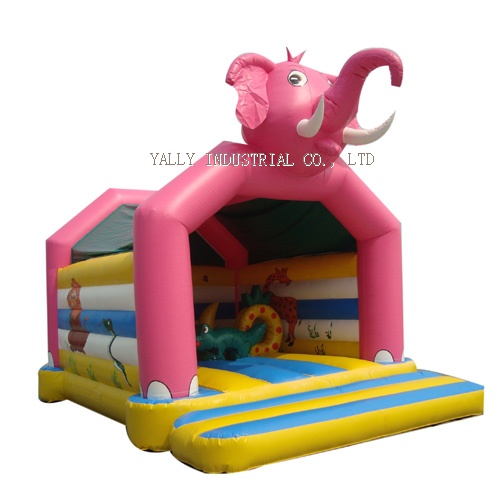 Cartoon Elephant Inflatable Bounce House