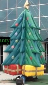 tall Xmas inflatable tree