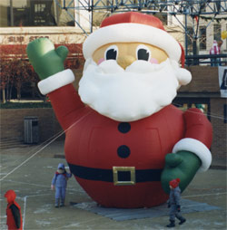 Big blow up santa claus inflatable