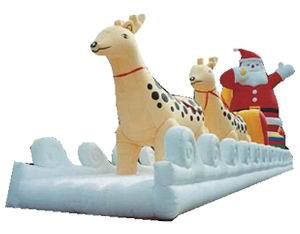 Xmas inflatable sleigh