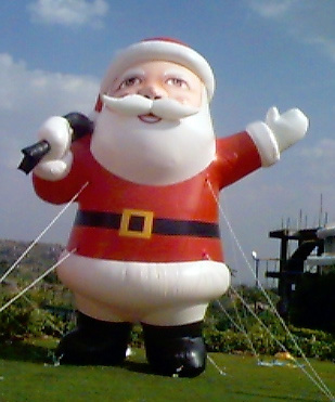 Big santa inflatable