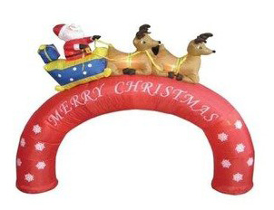 Merry Christmas inflatable arch