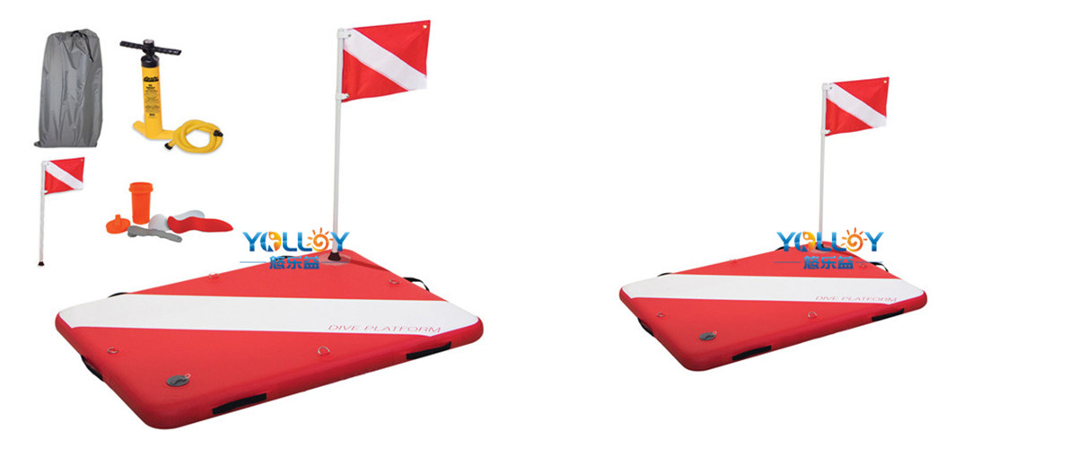 inflatable dive platform
